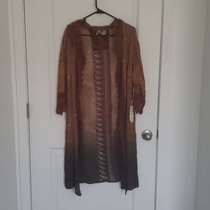 NWT Gimmicks by BKE small hooded cover